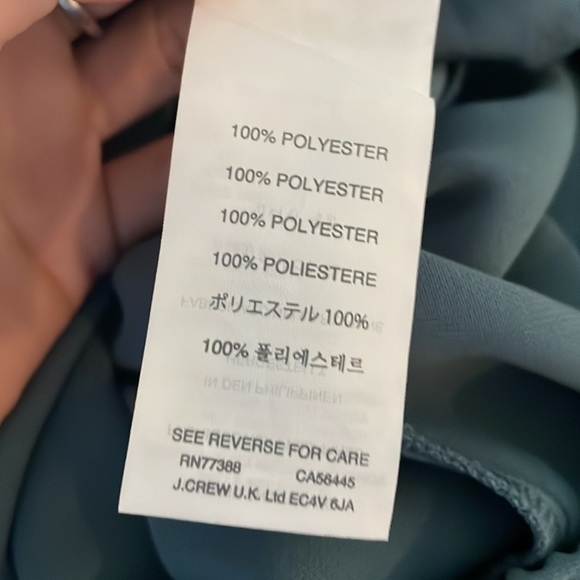 J. Crew Reese Pull On Pant Crepe Newport Blue - Picture 5 of 6